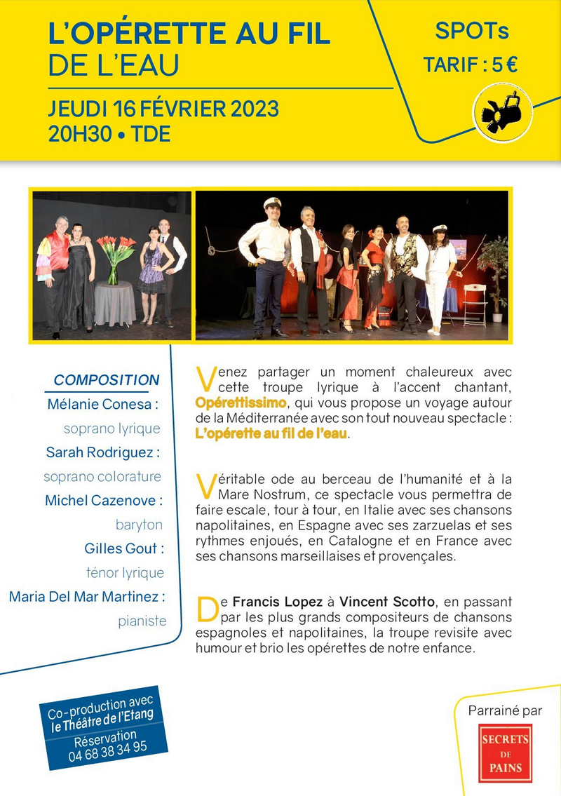 Operette au fil de l'eau